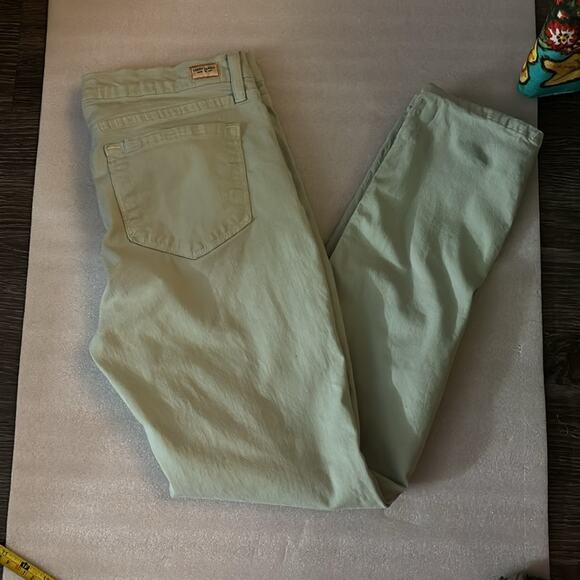 Angry Rabbit Light Green Pants 30 Classic Minimalist Boho Casual Cottagecore - Picture 1 of 9
